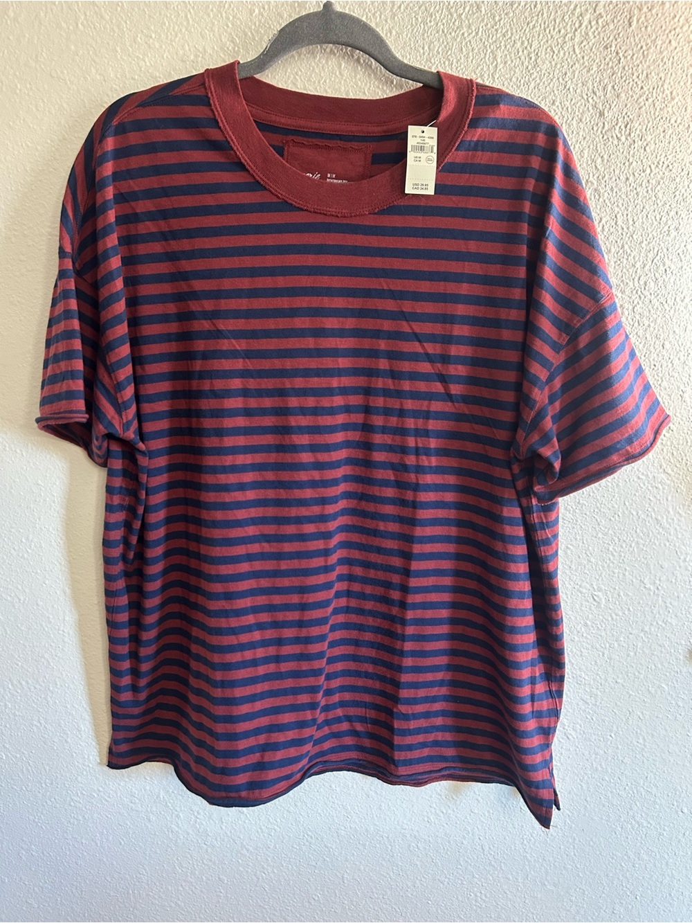 Aerie Boyfriend Oversized Striped Top and Old Navy Jogger Sweatpants Womens M - Picture 6 of 16